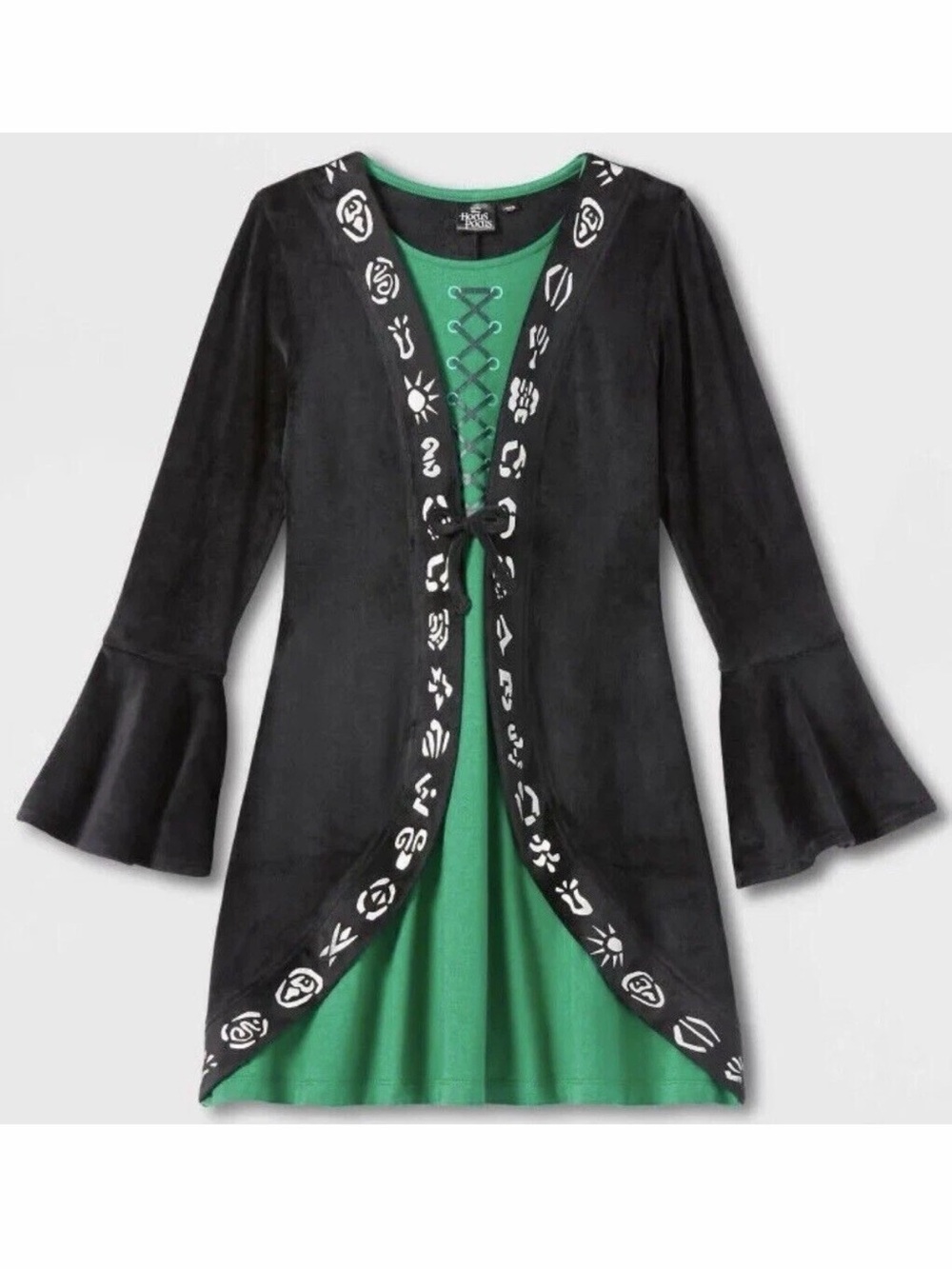 DISNEY | M 7/8 | Winifred Sanderson Velvet Corset Halloween Girls Costume Dress